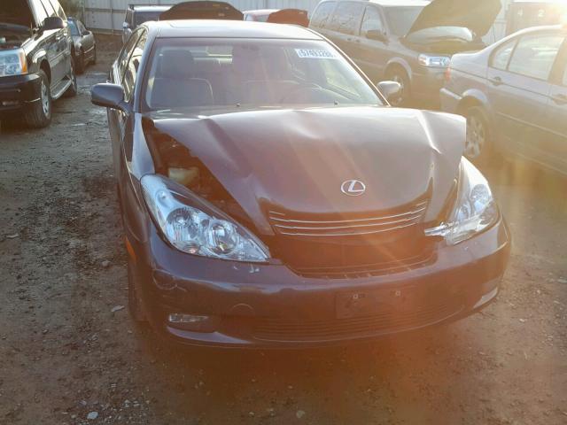 JTHBA30G945048107 - 2004 LEXUS ES 330 GRAY photo 9