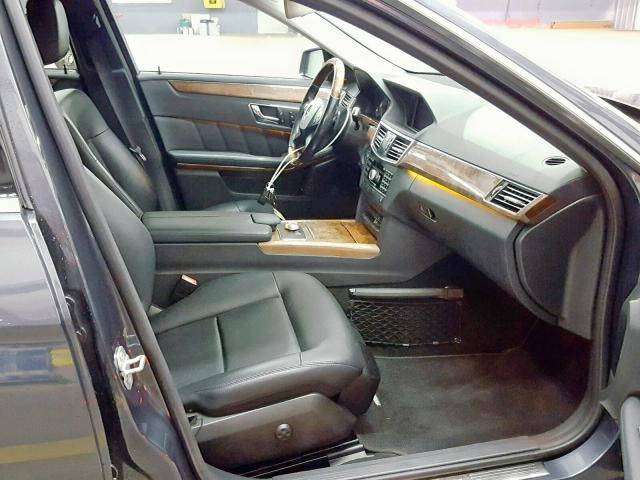 WDDHH8HBXBA316511 - 2011 MERCEDES-BENZ E 350 4MAT CHARCOAL photo 5