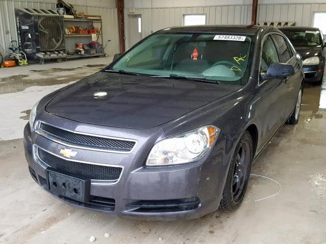 1G1ZA5EU6CF355147 - 2012 CHEVROLET MALIBU LS GRAY photo 2