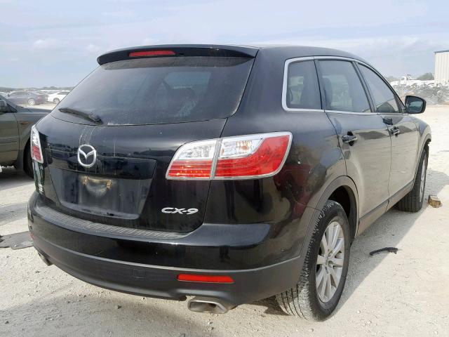 JM3TB2MAXA0208708 - 2010 MAZDA CX-9 BLACK photo 4