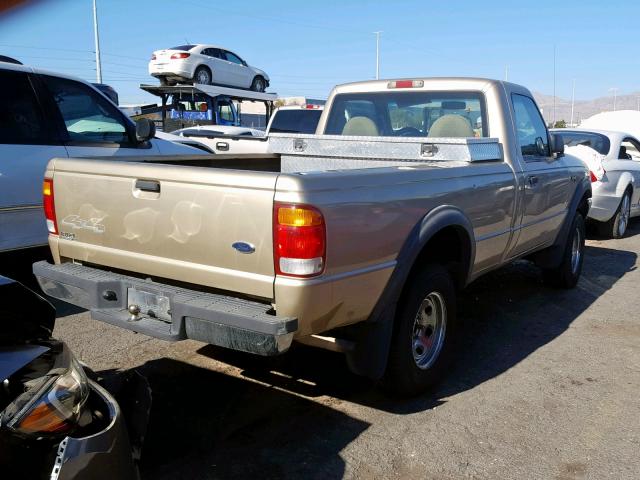 1FTZR11X9XTA50869 - 1999 FORD RANGER TAN photo 4