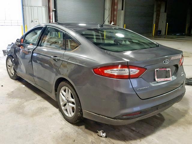 3FA6P0HD2ER149598 - 2014 FORD FUSION SE SILVER photo 3