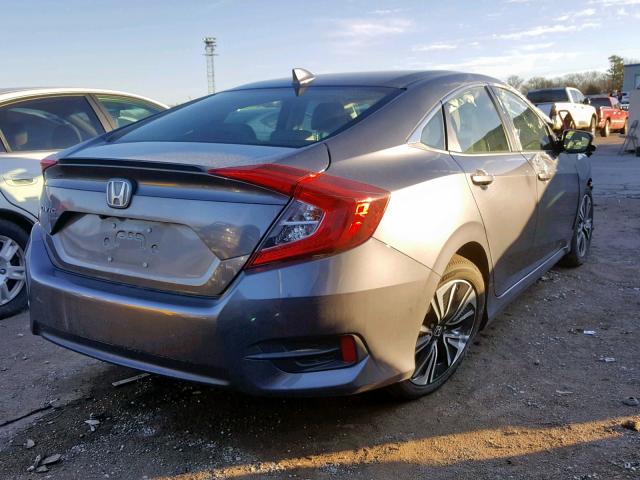 JHMFC1F74JX029987 - 2018 HONDA CIVIC EXL GRAY photo 4