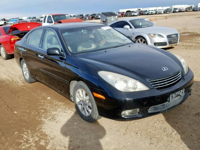 JTHBF30G720042298 - 2002 LEXUS ES 300 BLACK photo 1