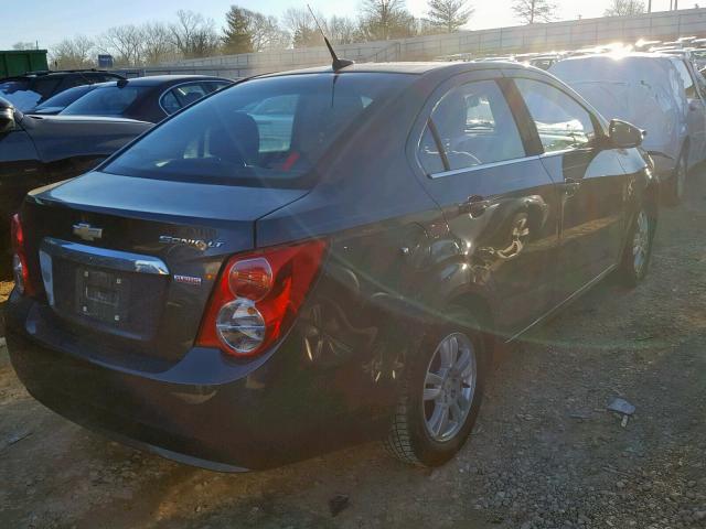 1G1JC5SBXC4171142 - 2012 CHEVROLET SONIC LT GRAY photo 4