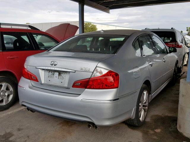 JNKAY01FX8M653292 - 2008 INFINITI M35 BASE SILVER photo 4