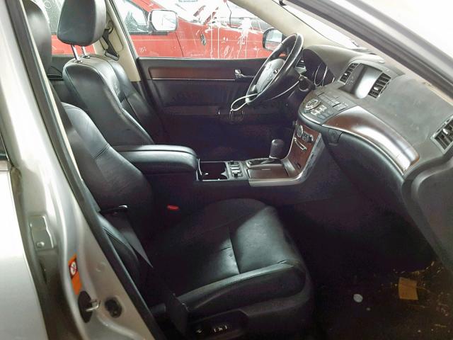 JNKAY01FX8M653292 - 2008 INFINITI M35 BASE SILVER photo 5