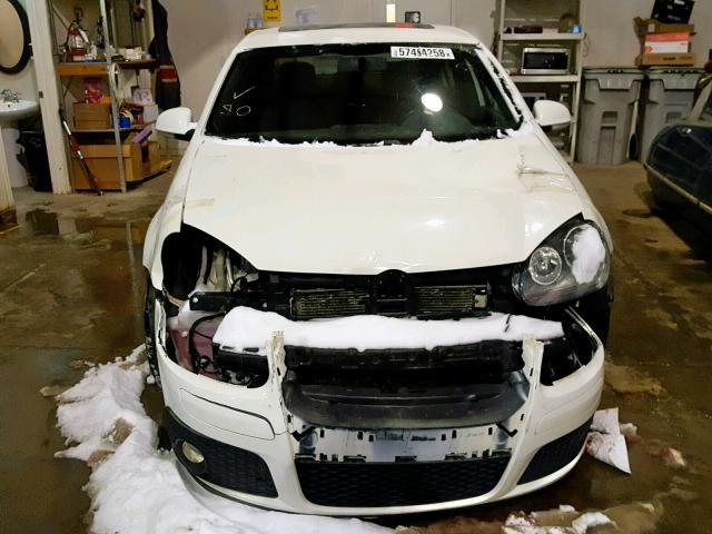 3VWDJ71K48M094137 - 2008 VOLKSWAGEN GLI თეთრი ფოტო 9