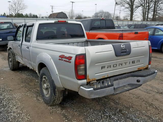 1N6ED29Y04C428036 - 2004 NISSAN FRONTIER C SILVER photo 3