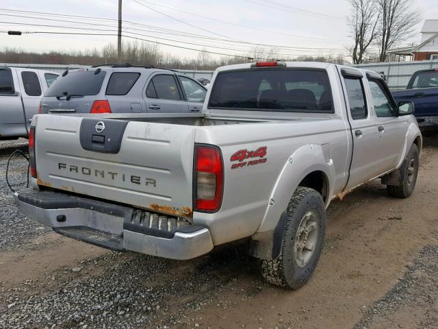 1N6ED29Y04C428036 - 2004 NISSAN FRONTIER C SILVER photo 4