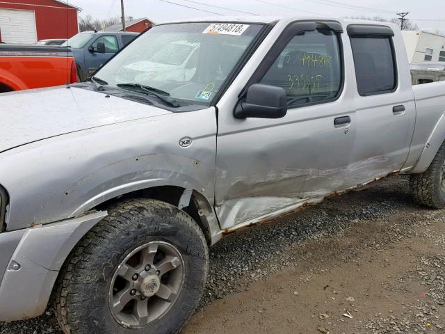 1N6ED29Y04C428036 - 2004 NISSAN FRONTIER C SILVER photo 9