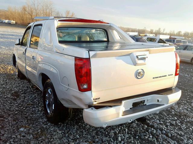 3GYEK62N76G169426 - 2006 CADILLAC ESCALADE E WHITE photo 3