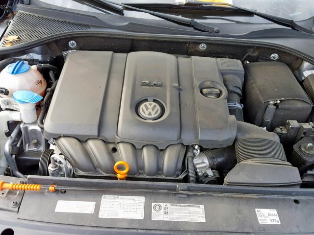 1VWBP7A39DC030802 - 2013 VOLKSWAGEN PASSAT SE GRAY photo 7