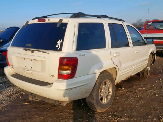 1J4GW68N9XC686803 - 1999 JEEP GRAND CHER WHITE photo 4