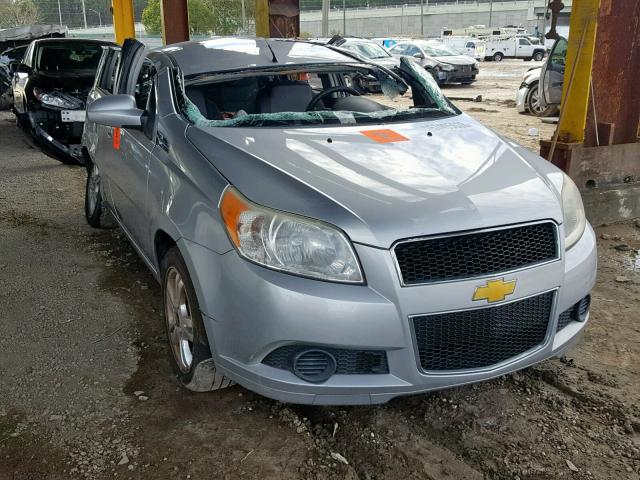KL1TD6DE4BB222257 - 2011 CHEVROLET AVEO LS SILVER photo 1