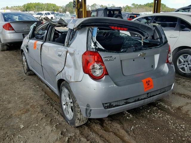 KL1TD6DE4BB222257 - 2011 CHEVROLET AVEO LS SILVER photo 3