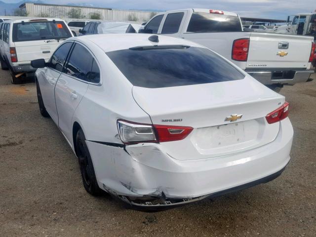1G1ZB5ST5GF291262 - 2016 CHEVROLET MALIBU LS 白色 照片 3