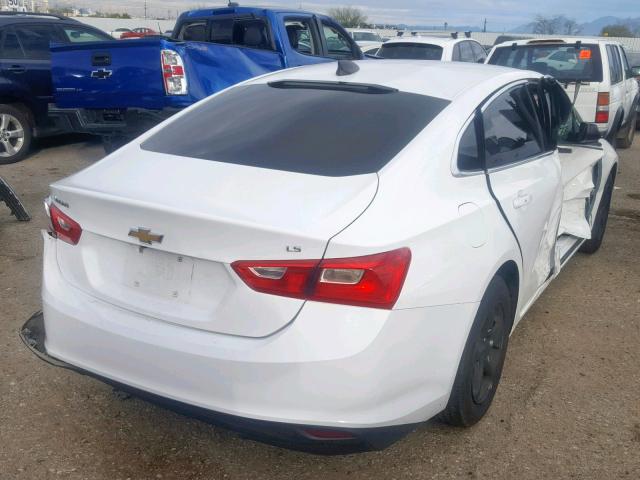 1G1ZB5ST5GF291262 - 2016 CHEVROLET MALIBU LS 白色 照片 4
