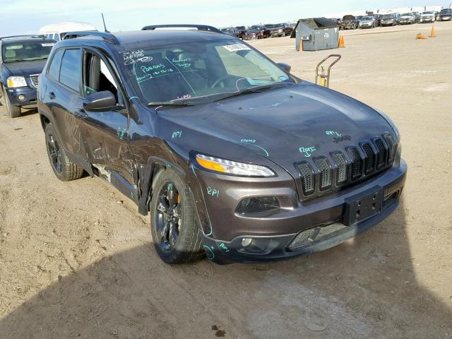 1C4PJLCS5GW217142 - 2016 JEEP CHEROKEE L GRAY photo 1