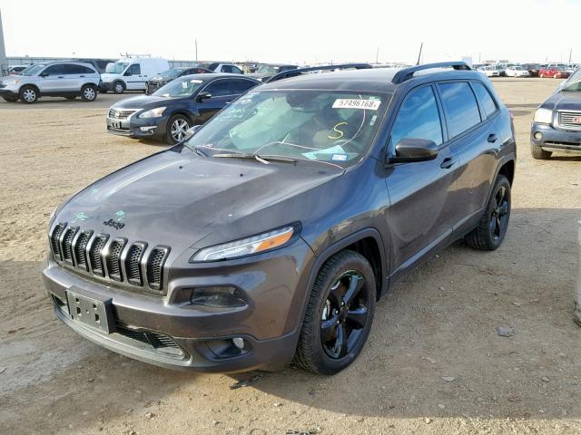 1C4PJLCS5GW217142 - 2016 JEEP CHEROKEE L GRAY photo 2