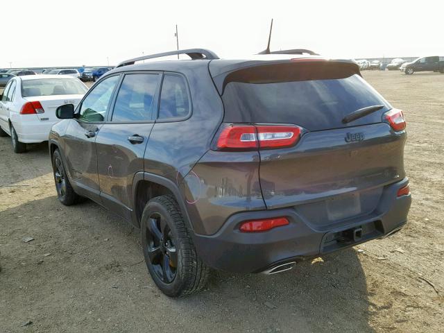 1C4PJLCS5GW217142 - 2016 JEEP CHEROKEE L GRAY photo 3