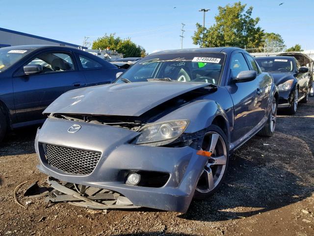 JM1FE173770210963 - 2007 MAZDA RX8 GRAY photo 2