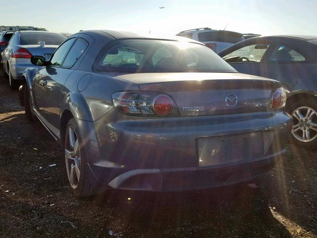 JM1FE173770210963 - 2007 MAZDA RX8 GRAY photo 3