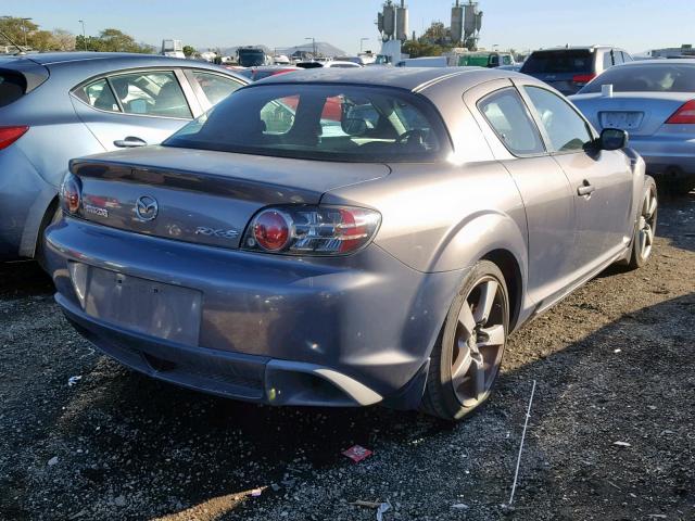 JM1FE173770210963 - 2007 MAZDA RX8 GRAY photo 4