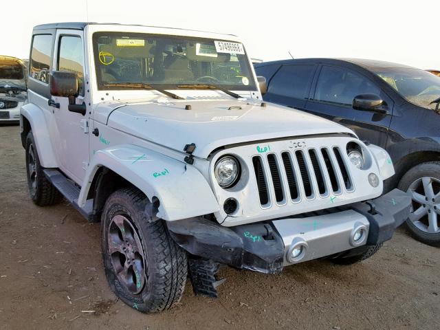 1C4AJWBG4HL588414 - 2017 JEEP WRANGLER S WHITE photo 1