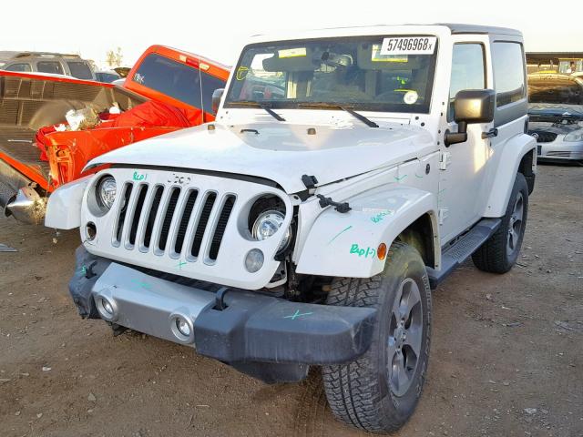 1C4AJWBG4HL588414 - 2017 JEEP WRANGLER S WHITE photo 2