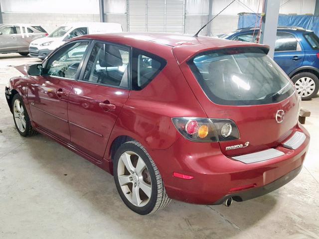 JM1BK343761448604 - 2006 MAZDA 3 HATCHBAC BURGUNDY photo 3