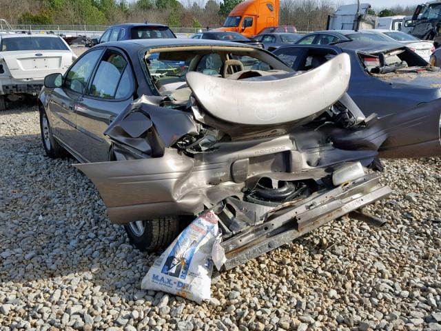 1G2WK52J11F172869 - 2001 PONTIAC GRAND PRIX TAN photo 3