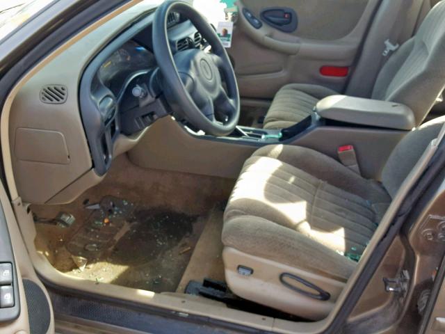 1G2WK52J11F172869 - 2001 PONTIAC GRAND PRIX TAN photo 5