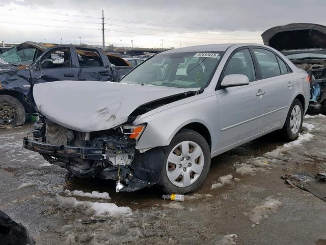 5NPET46C59H491901 - 2009 HYUNDAI SONATA GLS GRAY photo 2