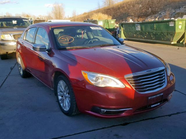 1C3CCBCG4CN106374 - 2012 CHRYSLER 200 LIMITE RED photo 1