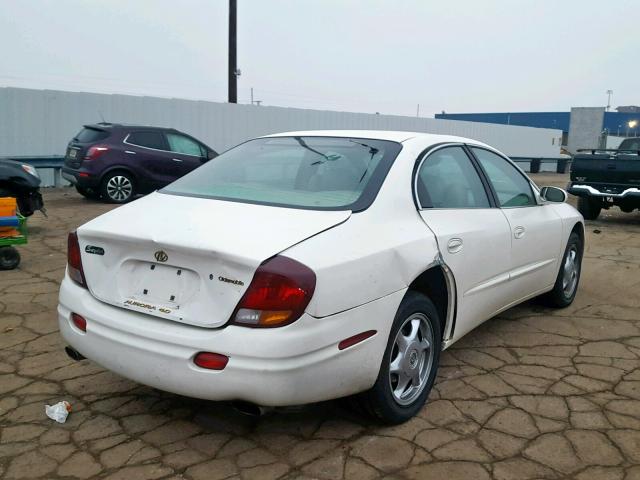 1G3GS64C624161240 - 2002 OLDSMOBILE AURORA 4.0 WHITE photo 4