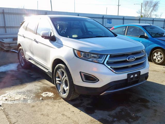 2FMPK4K97GBB43141 - 2016 FORD EDGE TITAN WHITE photo 1