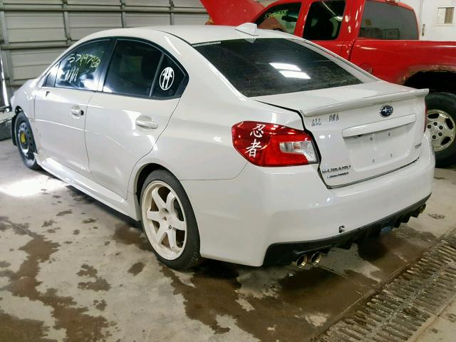 JF1VA1E68G9800322 - 2016 SUBARU WRX PREMIU WHITE photo 3