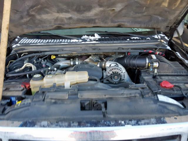 1FTSW31F32EB09960 - 2002 FORD F350 SRW S BLACK photo 7