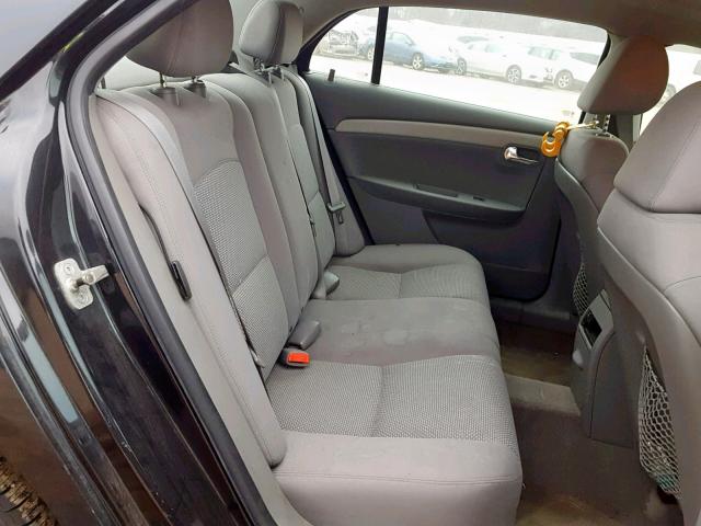 1G1ZB5EB8AF102100 - 2010 CHEVROLET MALIBU LS BLACK photo 6
