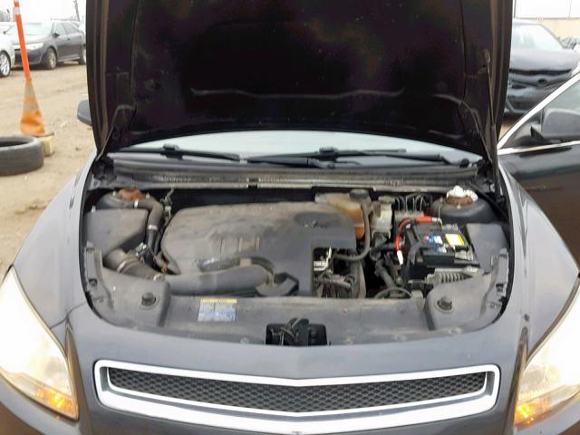 1G1ZB5EB8AF102100 - 2010 CHEVROLET MALIBU LS BLACK photo 7