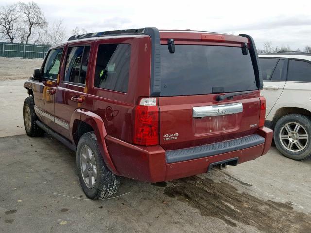 1J8HG58228C111167 - 2008 JEEP COMMANDER Qırmızı foto 3