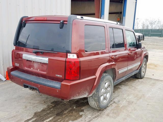 1J8HG58228C111167 - 2008 JEEP COMMANDER Qırmızı foto 4