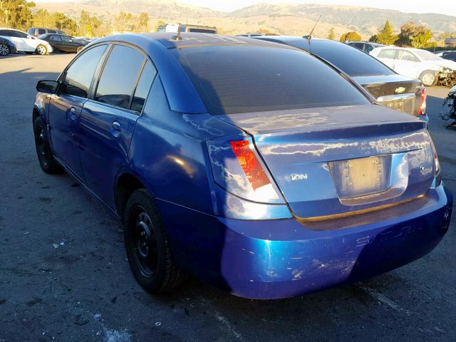 1G8AJ55F36Z149089 - 2006 SATURN ION LEVEL BLUE photo 3