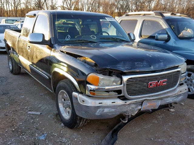 2GTEC19V611113877 - 2001 GMC NEW SIERRA BLACK photo 1