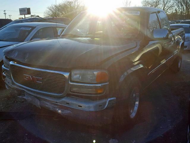 2GTEC19V611113877 - 2001 GMC NEW SIERRA BLACK photo 2