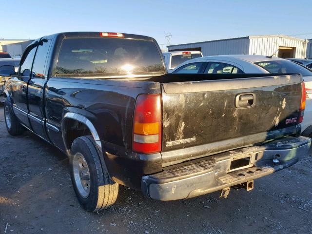 2GTEC19V611113877 - 2001 GMC NEW SIERRA BLACK photo 3