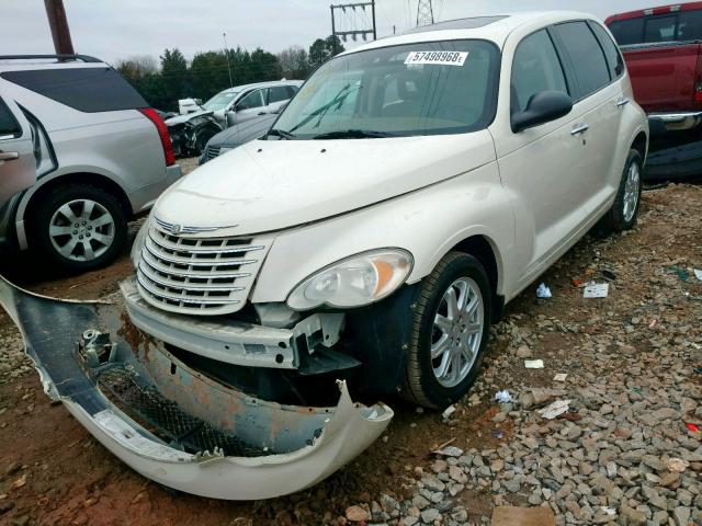 3A8FY68B67T628520 - 2007 CHRYSLER PT CRUISER WHITE photo 2