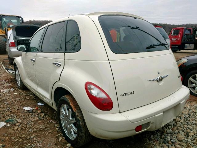 3A8FY68B67T628520 - 2007 CHRYSLER PT CRUISER WHITE photo 3