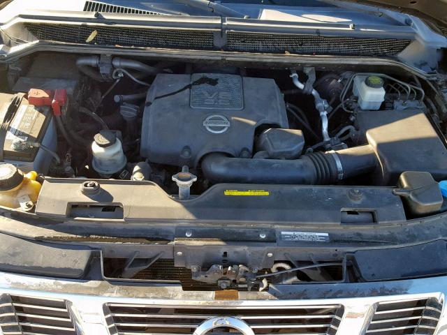 1N6BA0ED7BN325555 - 2011 NISSAN TITAN S GRAY photo 7